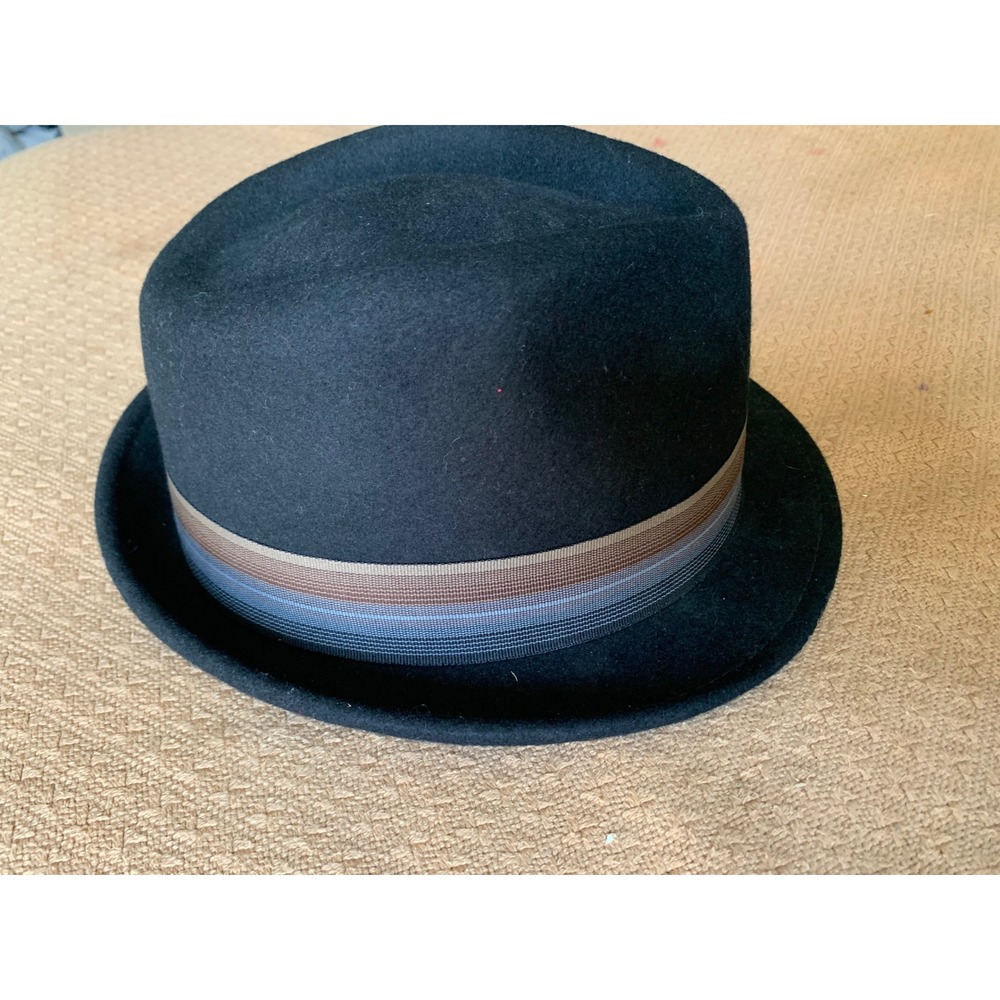 Biltmore 1917 Wool Felt Fedora Crushable Packable Water Repellent Hat XLarge - Picture 2 of 6
